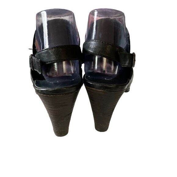 Paul Green Sandal Boot Shooties Waverly Blk Leather Slingbk Adj. Strap US9.5 UK7 - Picture 3 of 15